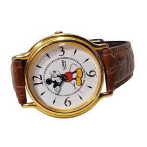 Vintage Lorus Mickey Mouse Watch V515-5A80 Fresh Battery Installed